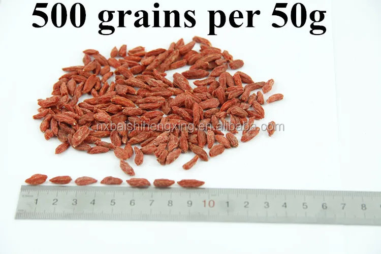 Ningxia gou qi zi Chinese goji berries 250/280/350/380/500/750 gou qi zi