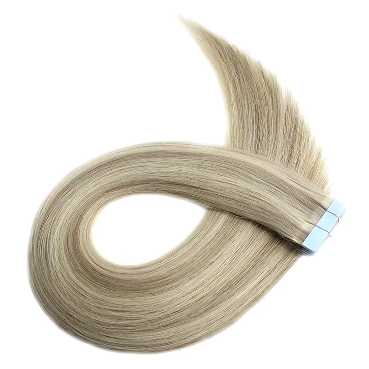 
Professional Factory Wholesale Double Drawn Russian Remy Human Hair Tape Hair Extensions 