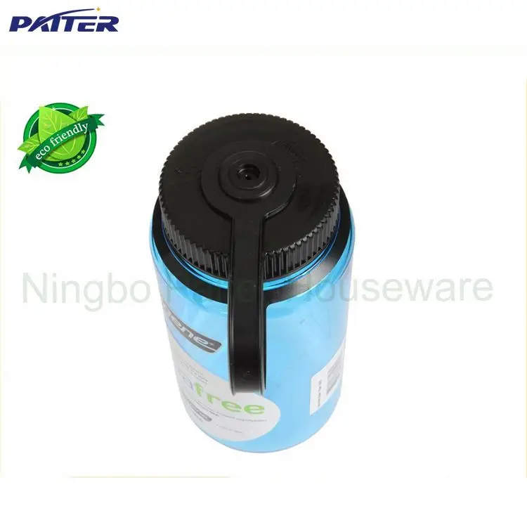 1000ML BPA Free Plastic Water Bottle / Tritan Wide Mouth Sports Bottle