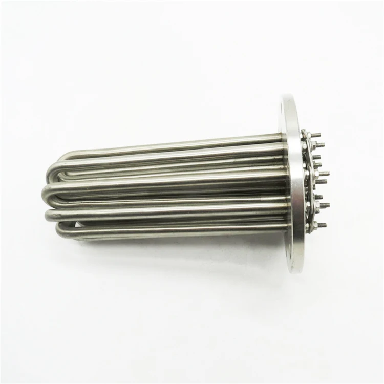 12kw Corrosion resistance electric boiler flange immersion heater