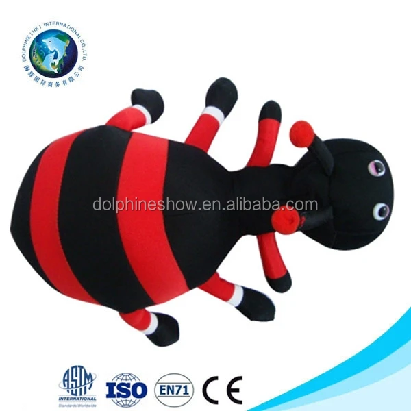 New soft toy plush animal ant for Halloween promotional gift popular stuffed animal ant plush toy