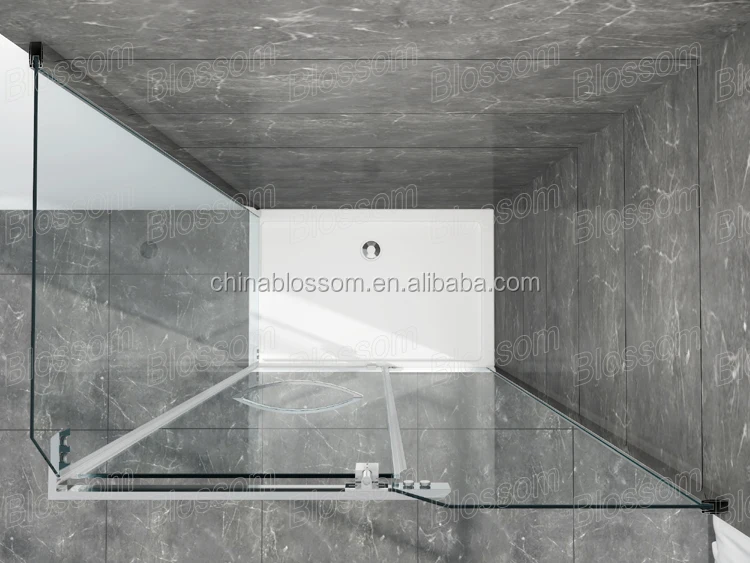 Hangzhou Цветущая Поворотная ванная комната Закрытая сборная Стекловолоконная свободно стоящая Роскошная стеклянная душевая кабина