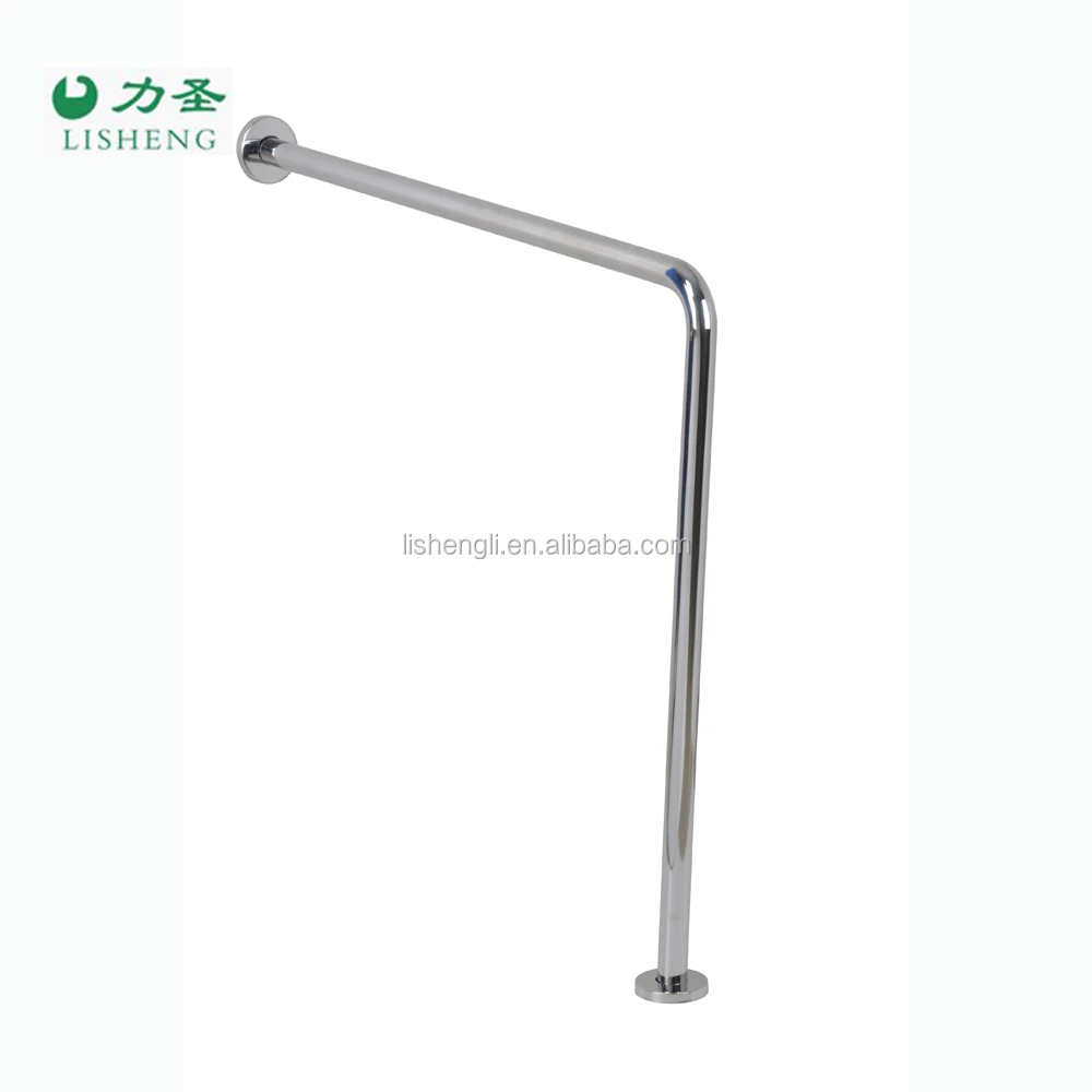 L shape grab bar /wall to floor grab rail