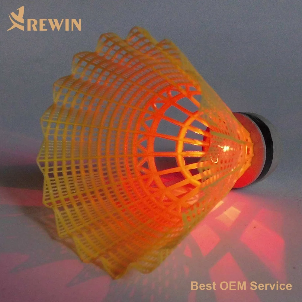 
LED Shuttlecock for Badminton 4pcs Per Tube 