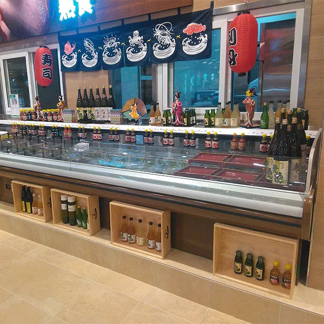 Commercial Refrigeration Equipment Open Fronted Meat  Display Chiller Beer Freezer Battery Refrigerator Meat showcase