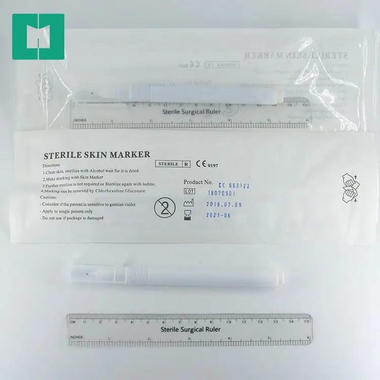 New latest sterile sterile surgical marker pen sterile skin marker