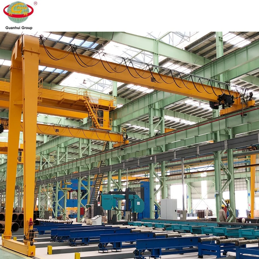 
lifting equipment single girder construction gantry crane 