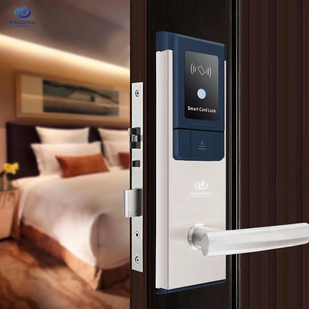 Electronic digital wide use electronic door lock rfid card management smart hotel lock
