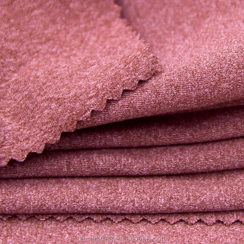 
Thick Two Sides Brushed 80 Polyester 20 Spandex Knit Velvet Cation Fabric with High Elastane 