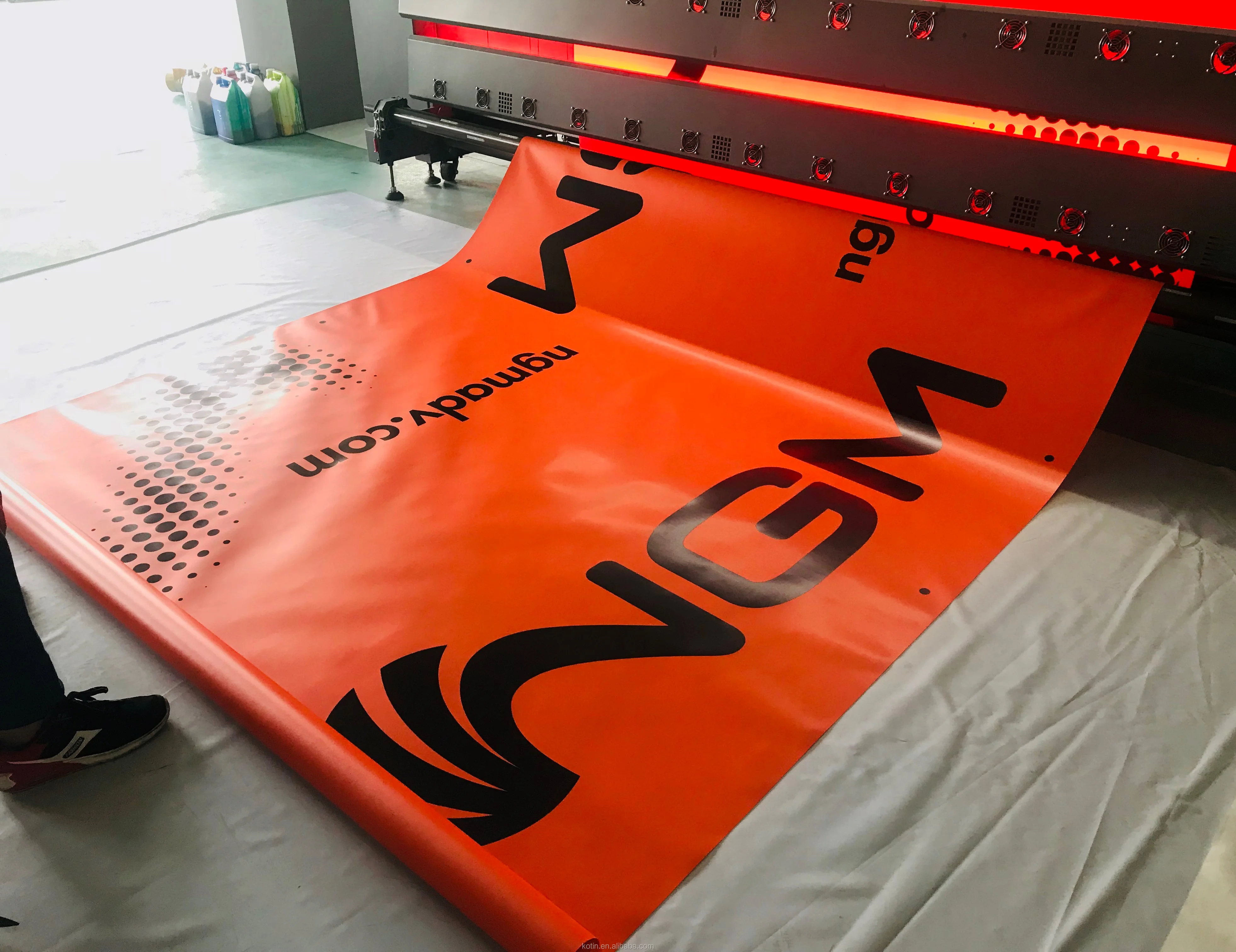 Custom tarpaulin printing for trucks Trailer covers Truck tarpaulin covers with brass eyelets 900 gsm Panama meet REACH SVHC