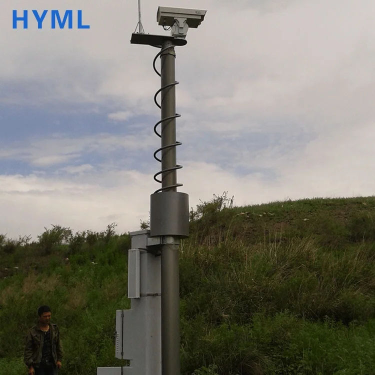 
The telescopic monitoring camera mast on Site Protection 