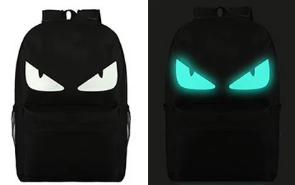 2017 New Design Night Light Backpack Luminous Printing Backpack Bag