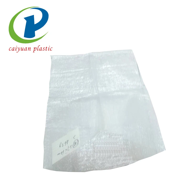 50kg Low price white pp woven sugar bag with pe liner