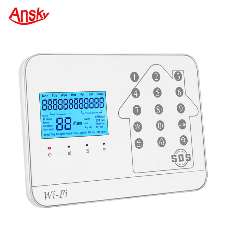 IP Camera integrated digital wireless home automation burglar security gsm alarm system