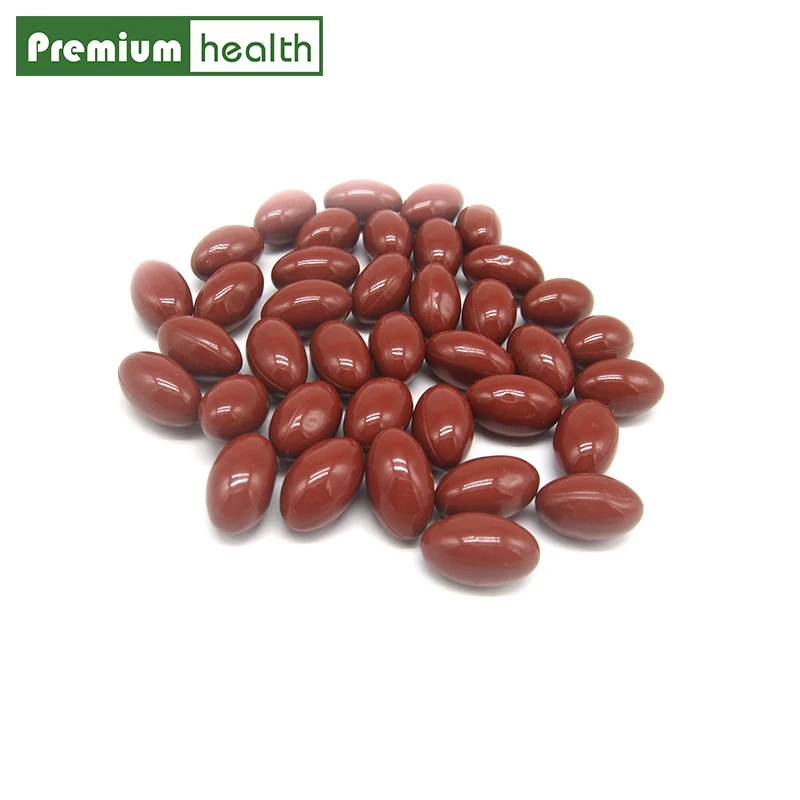 GMP Certified 600mg Red Yeast Rice Softgel capsules Private label