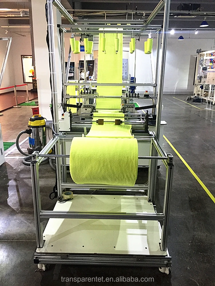 
microfiber 4 side sewing 100 cotton towel making machine customized/OEM 