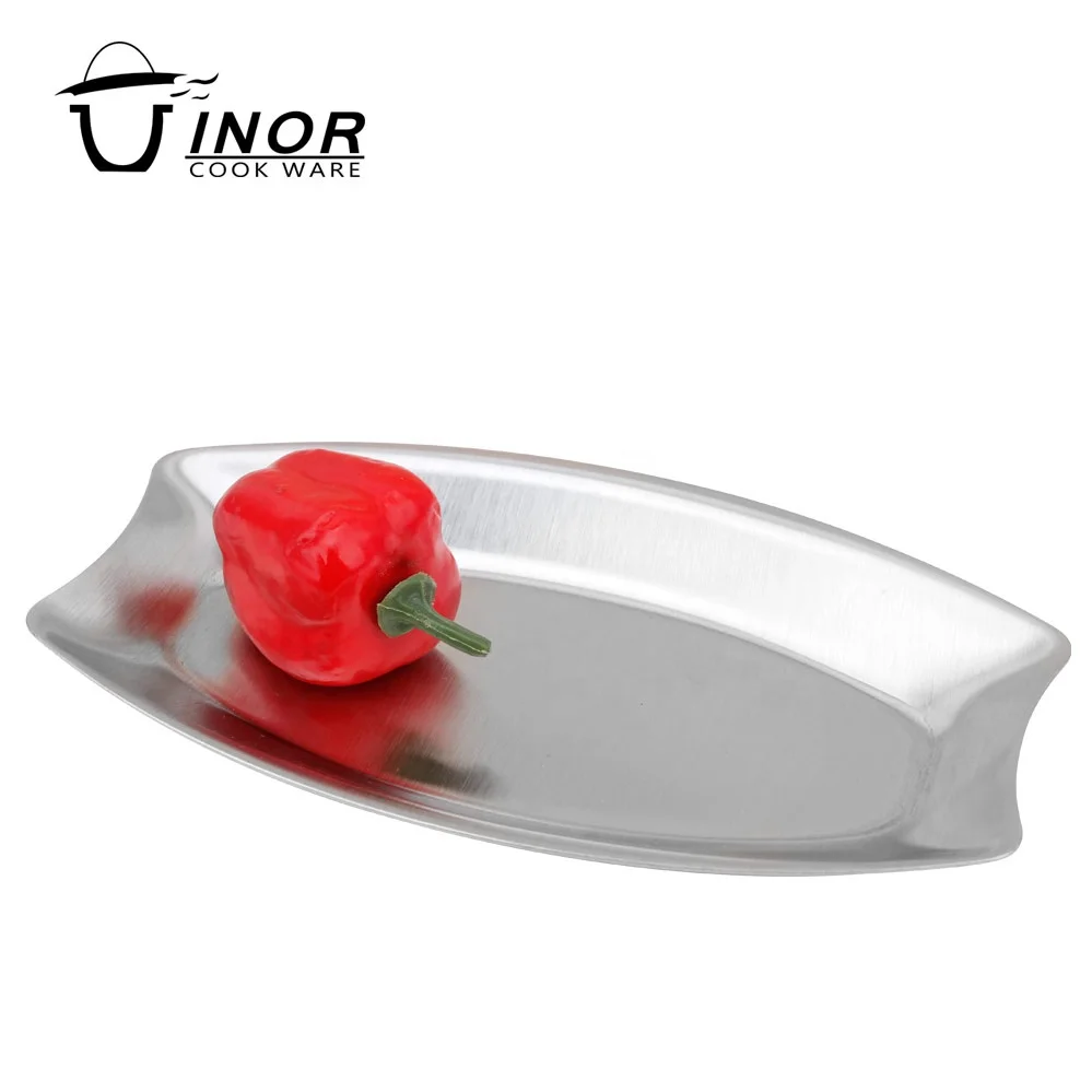 china chaozhou kitchen ware metal tray plates for restaurant