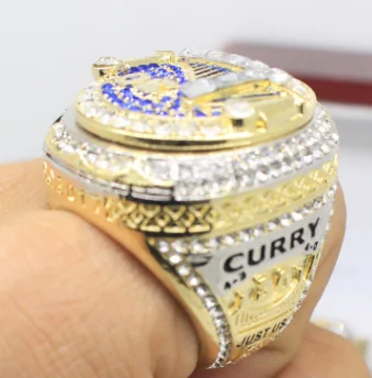 2017 basketball finals world champions championship ring with Cherrywood box