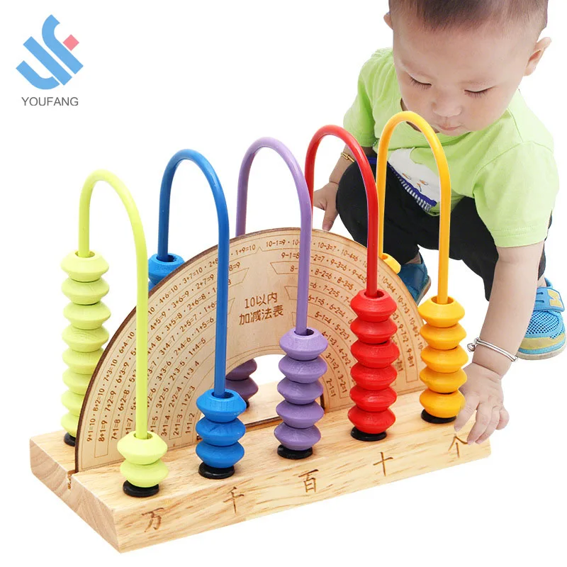 YF-X3071 child wooden beads multiplication table maths learning number educational kids counting abacus toy