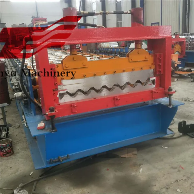TY steel bar cutting machine corrugated iron sheet making machine press machine roll former