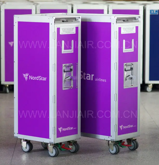 Atlas plane inflight cart trolley half size food cart plane airline catering trolley with high quality and competitive price