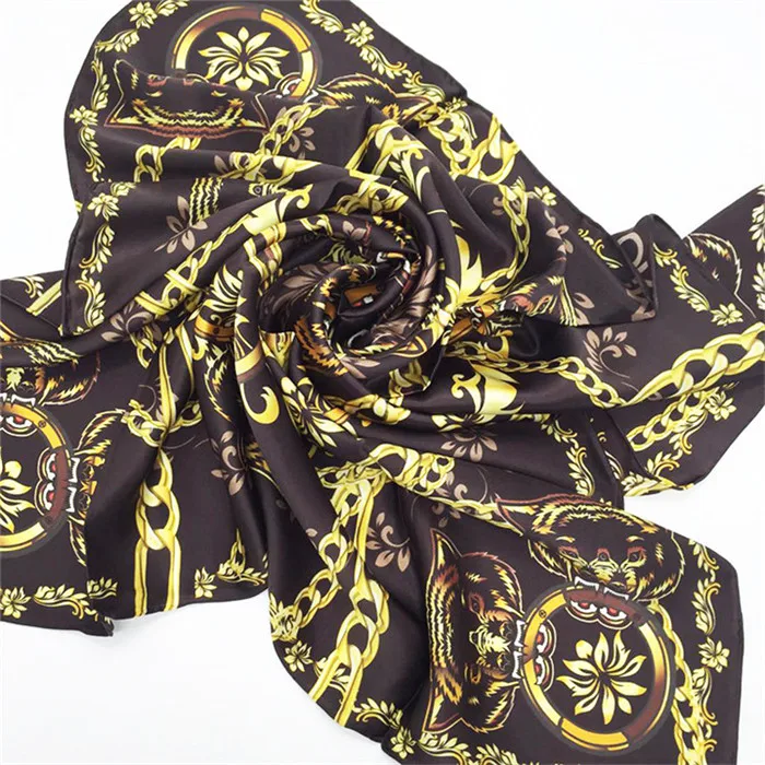 
Wholesale high quality cheap price small MOQ custom digital printing silk cashmere scarf 