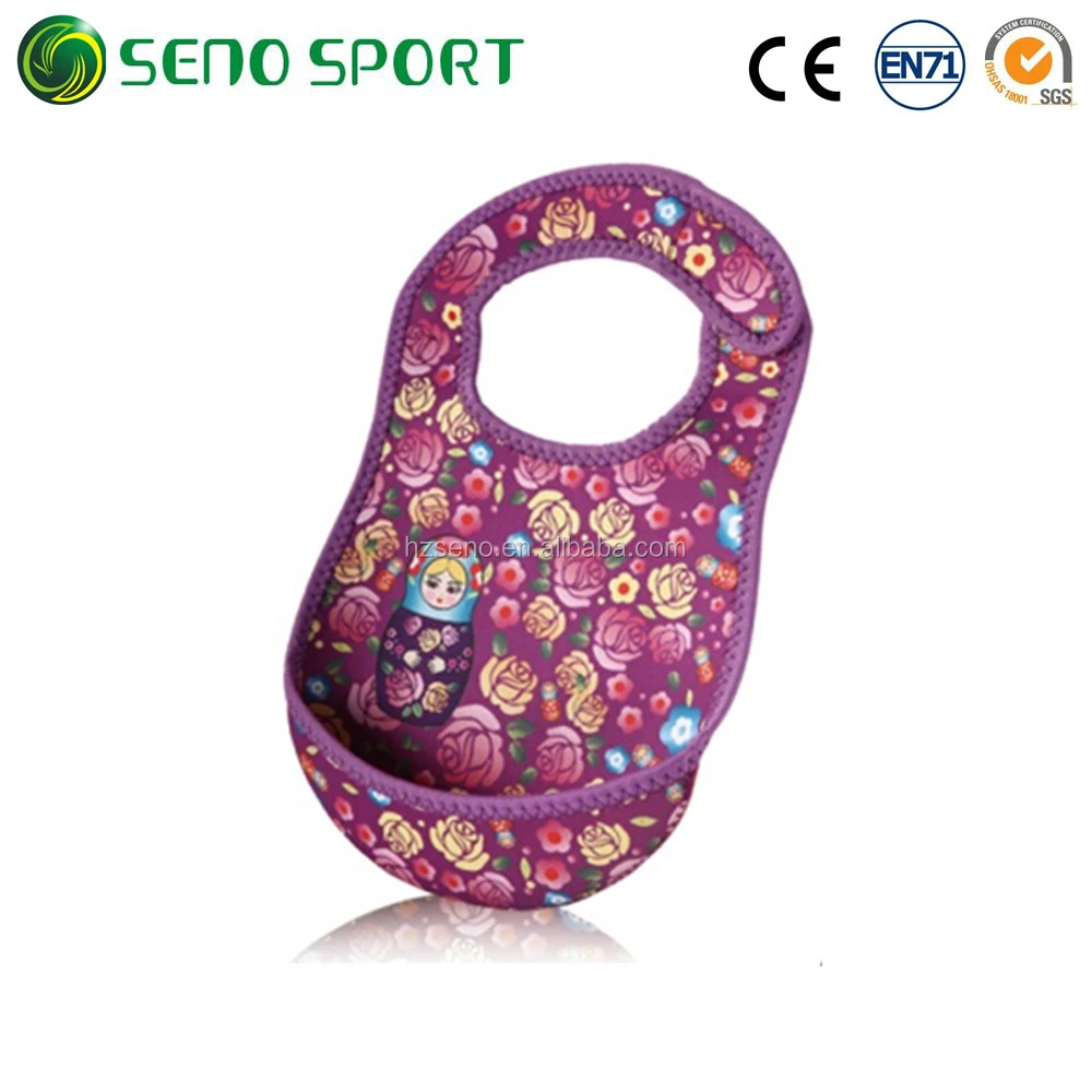 Необычный Водонепроницаемый Неопреновый детский нагрудник с карманом для еды