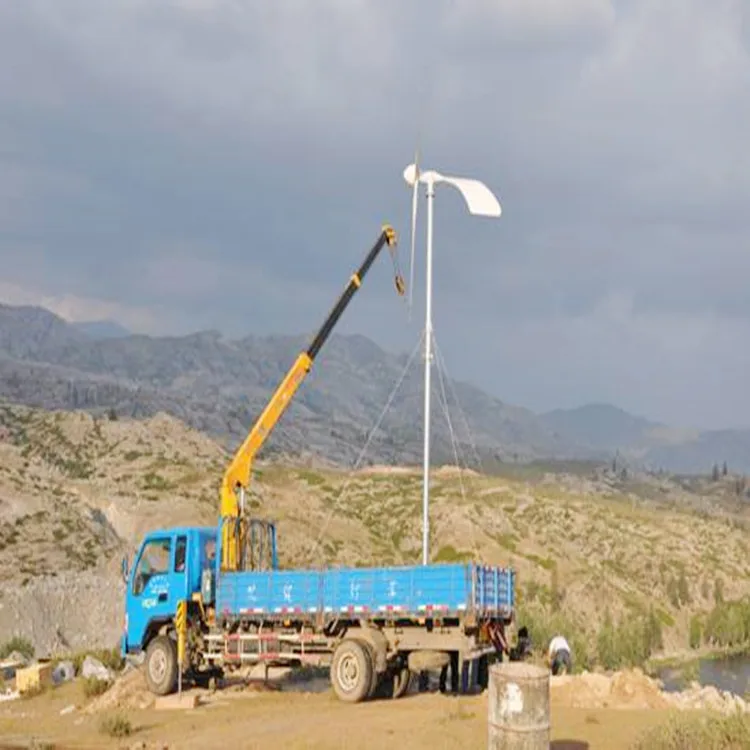 wind turbine generator 48v dc 220v ac output residential wind power turbine