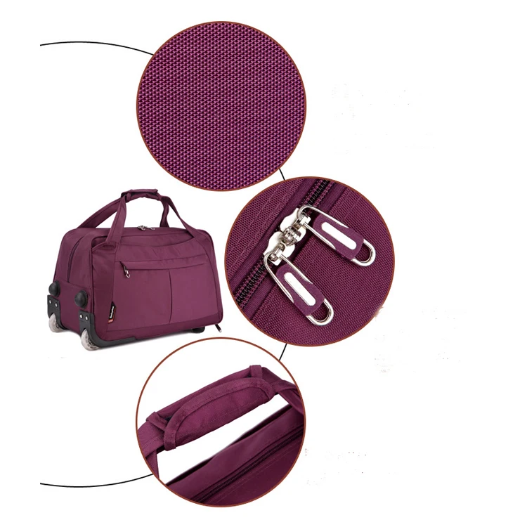 Carry On Under Seat Wheeled Small Trolley Luggage Bag