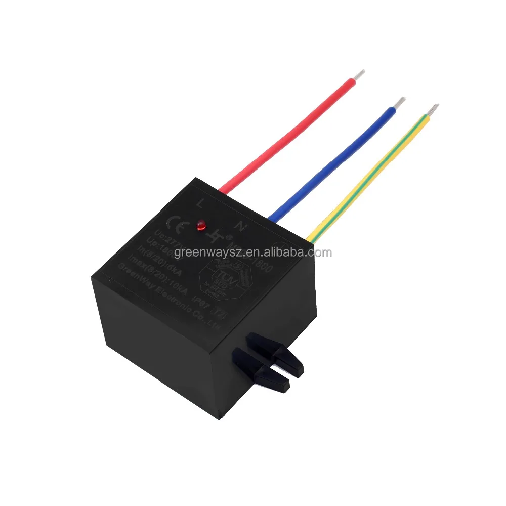 10kA 10kV Surge Protection Device LED Street Light SPD with TUV/UL/CE Certifications