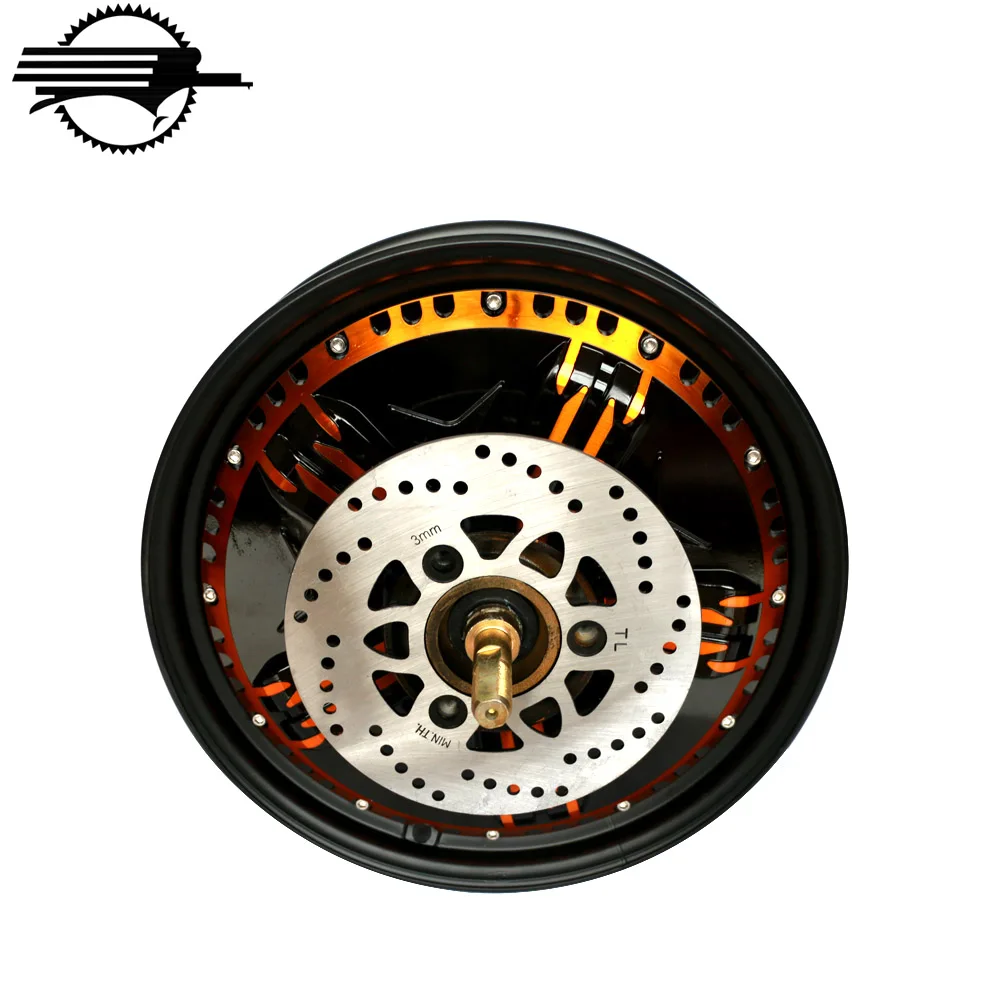 Custom High Torque Brushless DC Wheel Hub Motor 4000W