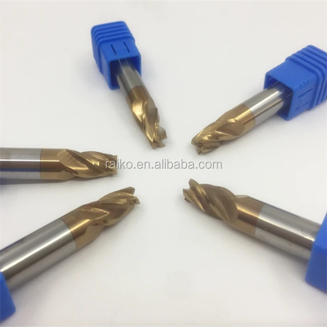 4 Flutes HRC55 Carbide Taper End Mill for Metal Carbide Tapered Milling Cutters