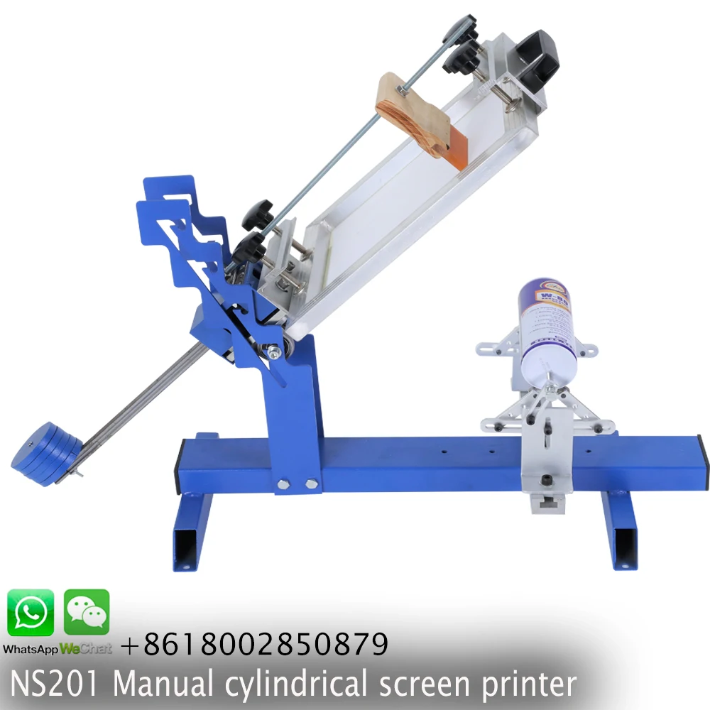 Ruida DIY manual cylindrical round printing silk screen cup printing machine