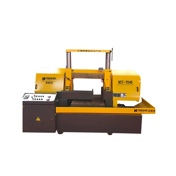 NST7040 вертикальный токарный станок с heavy duty quick штанцевый нож стали полуавтоматическая горизонтальная ленточно-пильный станок