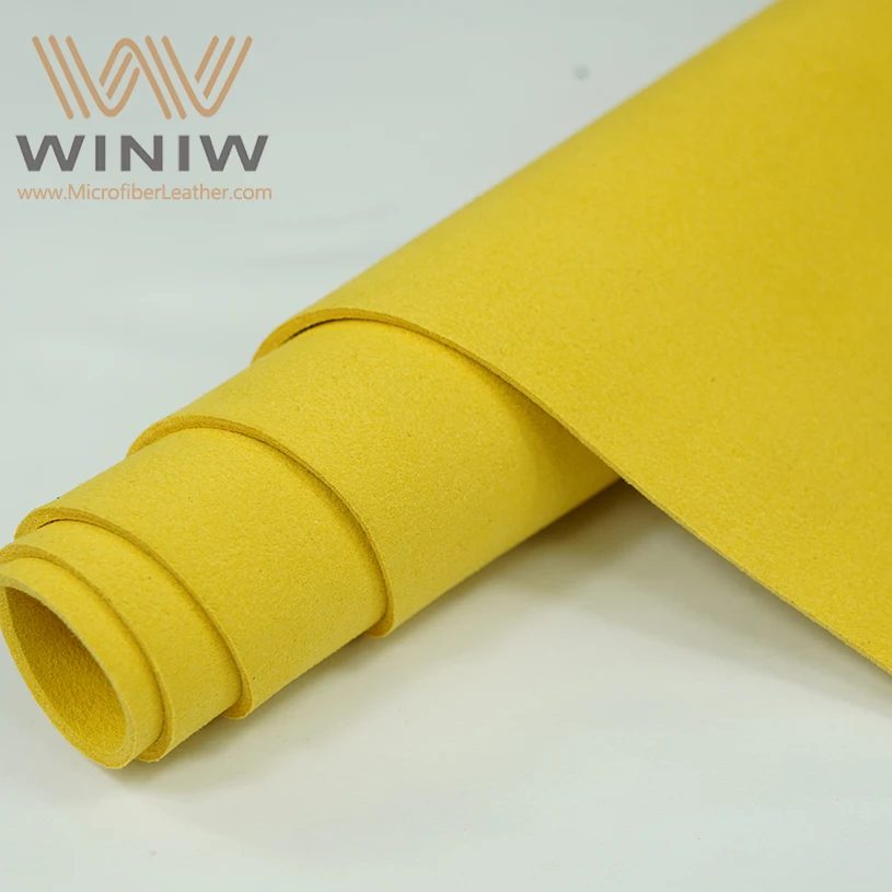 Material Supplier Artificial Suede Fabric Pu Faux Microfiber Suede Leather