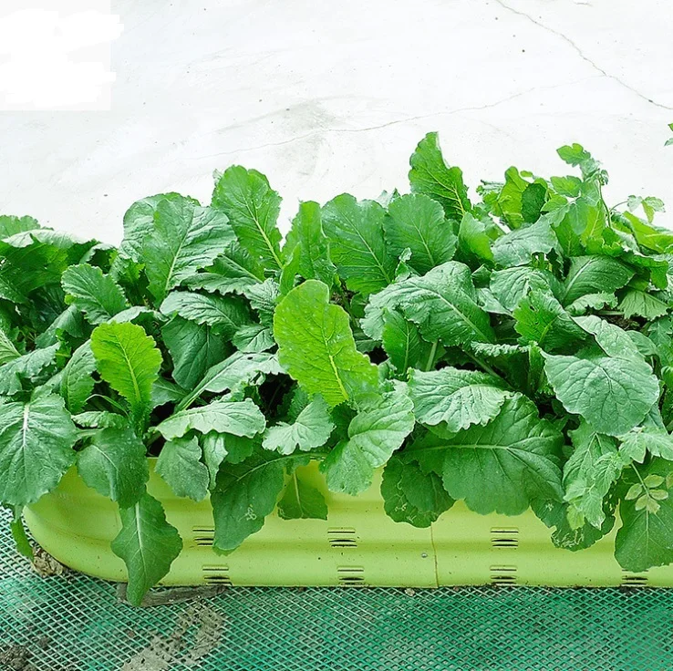 Round durable metal galvanized rectangle flower plant vegetable garden pot seed raised flower pots & planters  bed patio stand