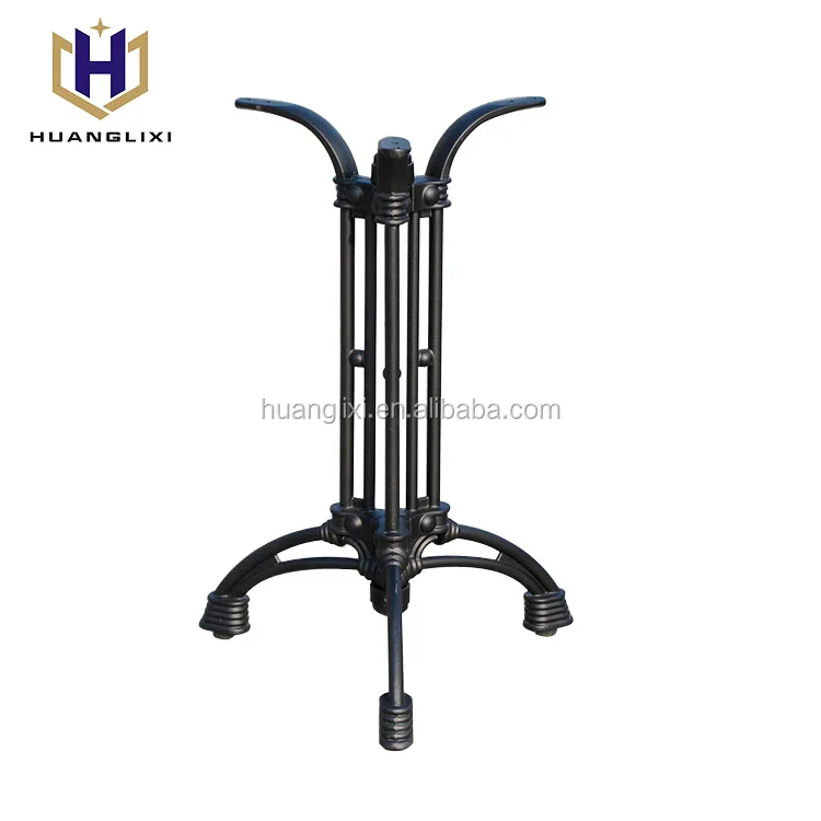 Design Support Cast Iron Dining Table Leg Black Furniture Wrought Iron Table Base