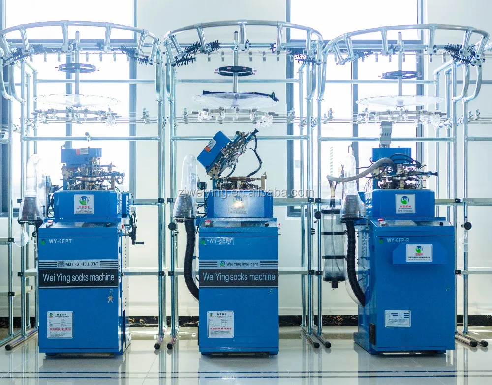 
6F Plain & Terry Sock Knitting Machine 