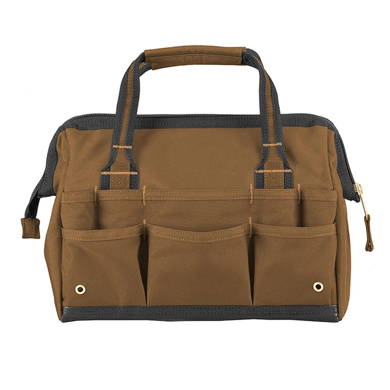 Wholesale custom portable canvas kit heavy duty tote electrician husky tool bag