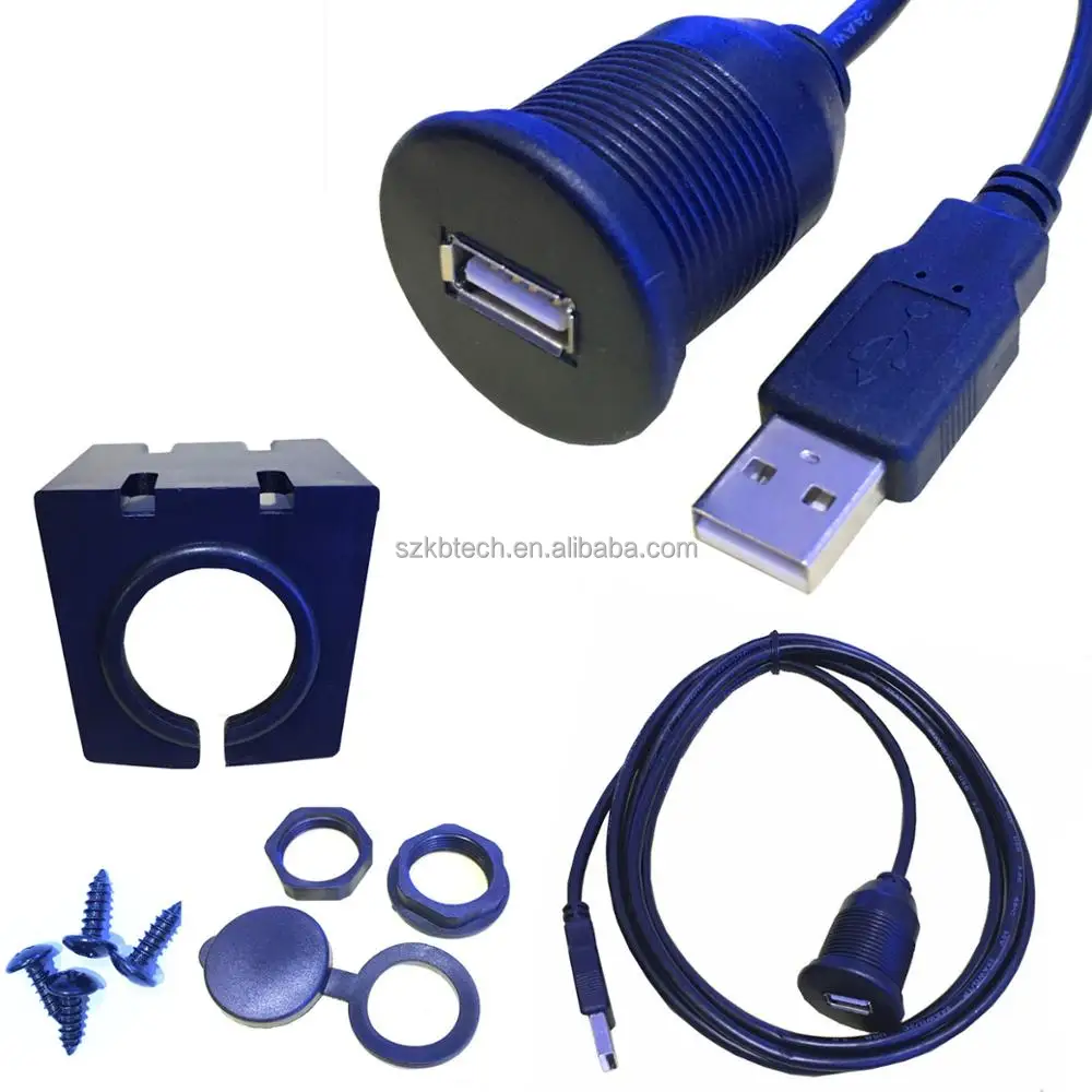 Удлинительный USB-кабель для установки автомобильного радио и мебели