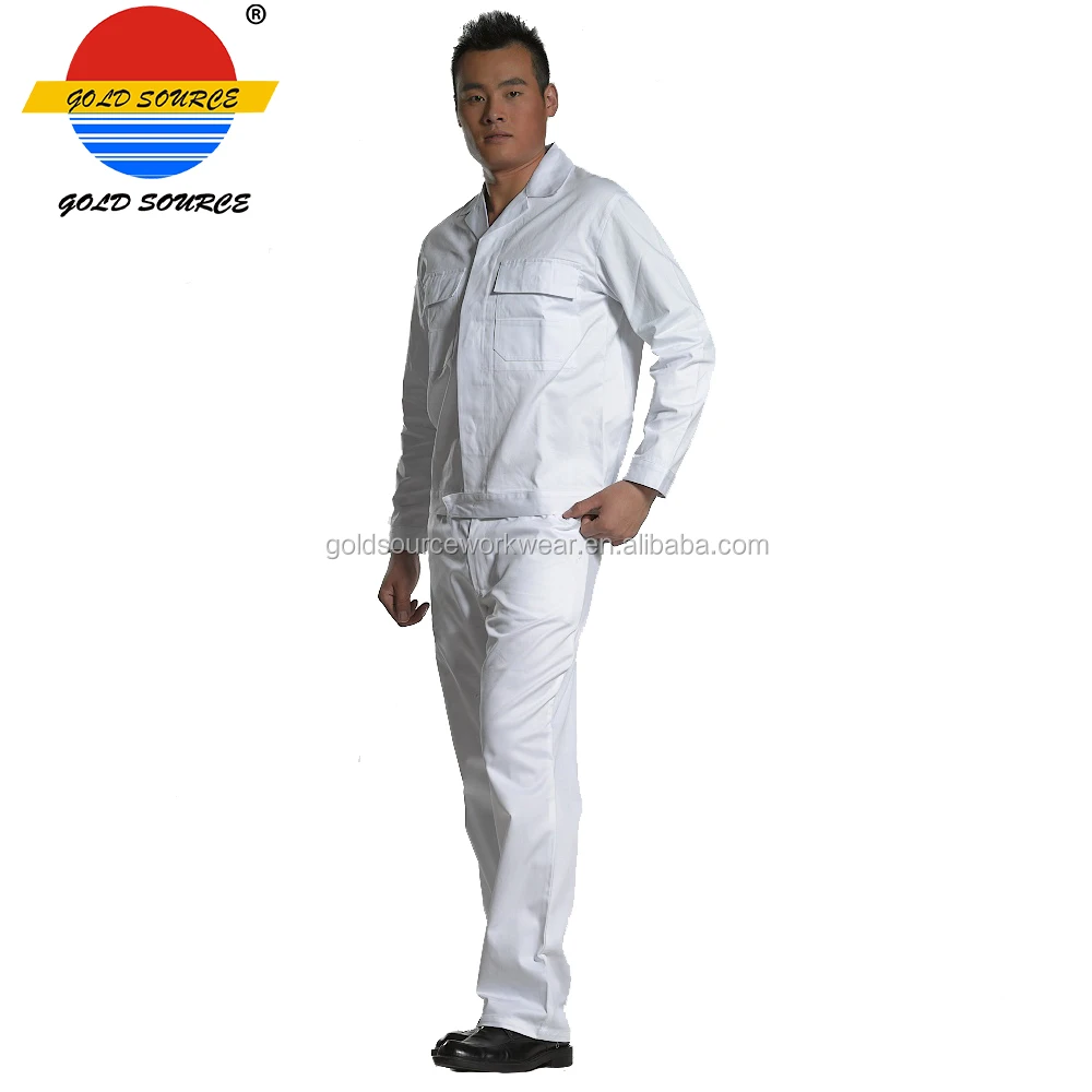 
Lab Workshop White Boiler Suit Work Clothes 