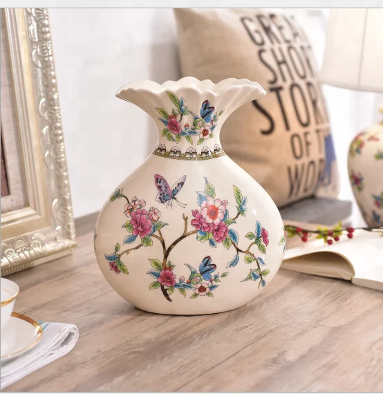 Creative home American country retro ceramic vase