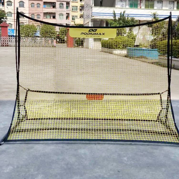 New style popular soccer rebound net outdoor practice rebound net with polyester and fiberglass soccer rebound net