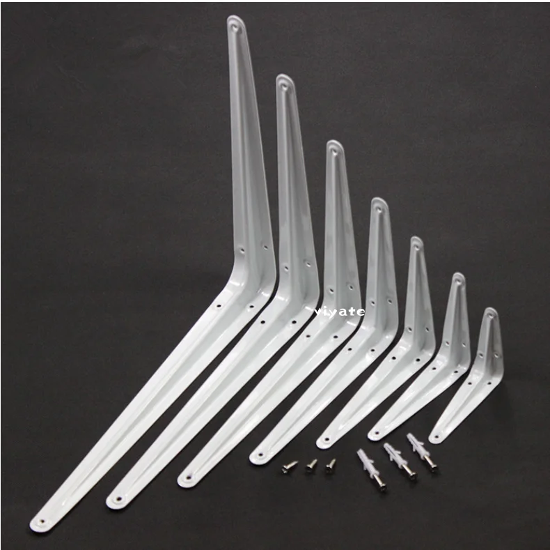 Triangular Shelf Bracket with powder coating for furniture or wall plate support wall mounted shelf brackets
