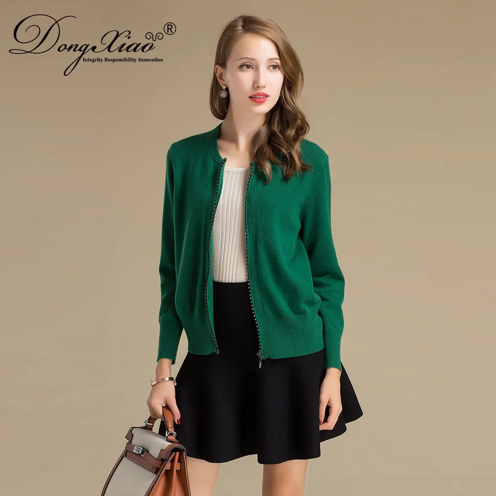 2020 New Fall and Spring Clothes Hot Sale Merino Wool Cashmere Knitting Loose Woman Sweater Cardigans For Women