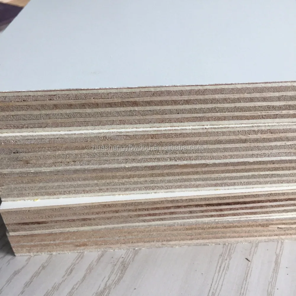 
17mm eucalyptus core melamine faced plywood for furniture 