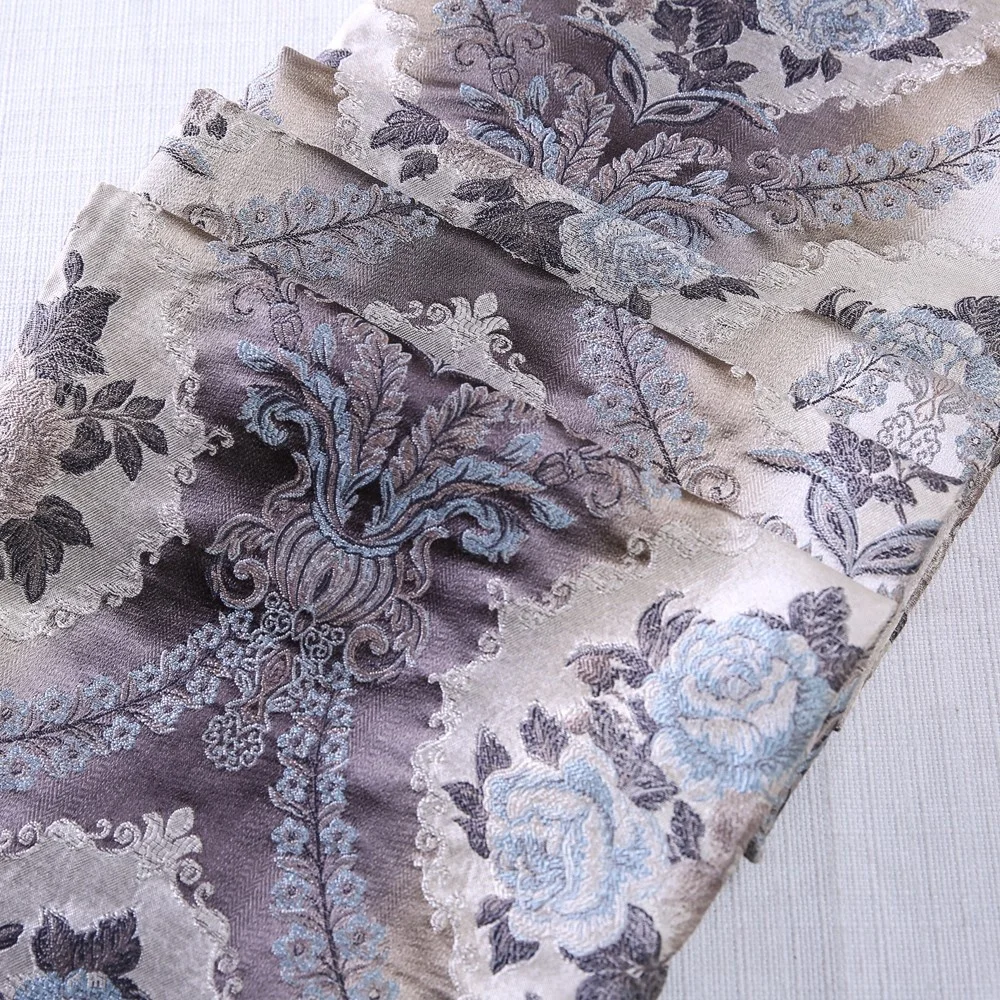 Высококачественная тканая ткань 100% полиэстер простыня Диван Ткань 3D жаккардовая обивка