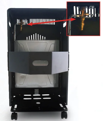 
CE Approved 1540/40HQ Portable Indoor Gas Heater 