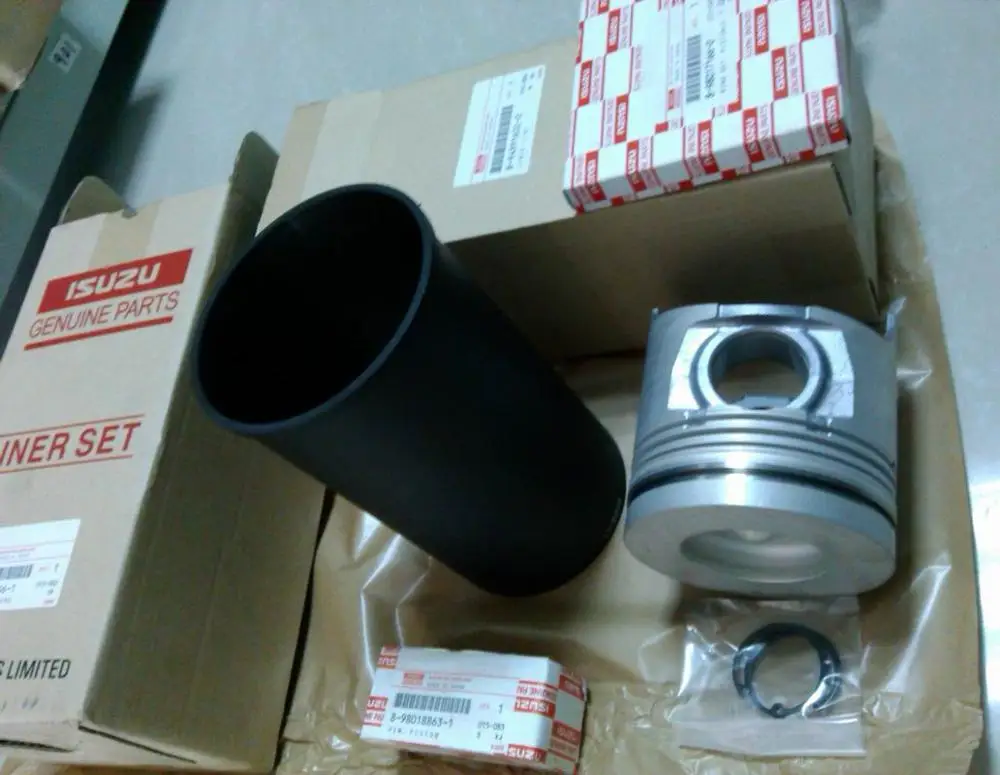 Distribute Excavator Diesel Engine Liner kit/ Liner Set for HITACHI/SUMITOMO/HIN/MISTUBISHI/KOMASTU/YANMA/VOL/CAT/CUMINS/DAEWO