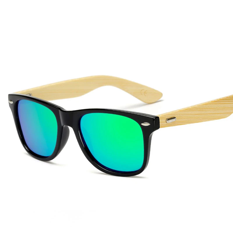 
K1501 2020 new bamboo wooden men sunglasses polarized custom logo unisex vintage clear handmade retro branded fashion sunglasses 
